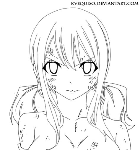 Fairy Tail Lucy 325 Lineart By Kvequiso On Deviantart