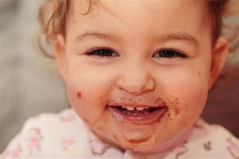 Baby With A Dirty Mouth Stock Image Image Of Person 31404425