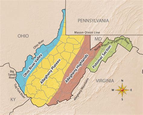 Chapter 2 The Regions Of Wv Review Flashcards Quizlet