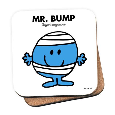 Personalised Mr Bump Cork Coaster