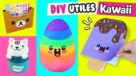 ️ Haz Útiles Escolares Kawaii La Escuela Diy Manualidades Fáciles