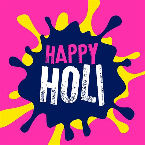Happy Holi Color Splash Vector Background Download Free Vector Art