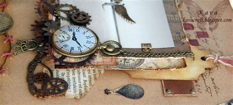 Kava Craft Steampunk Layout ‘believe For Words And Paintery July Challenge