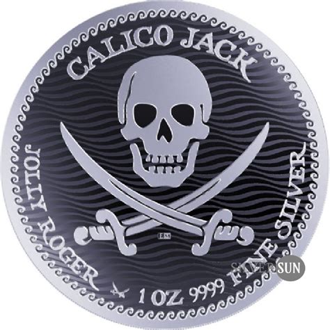 Niue Jolly Roger Calico Jack 2022 1oz Niue Silversunsk