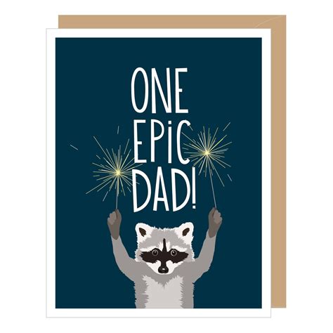 One Epic Dad Fathers Day Card Locopops