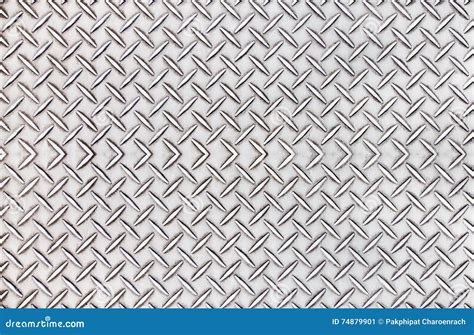 Old Steel Diamond Plate Pattern Background Texture Stock Image Image