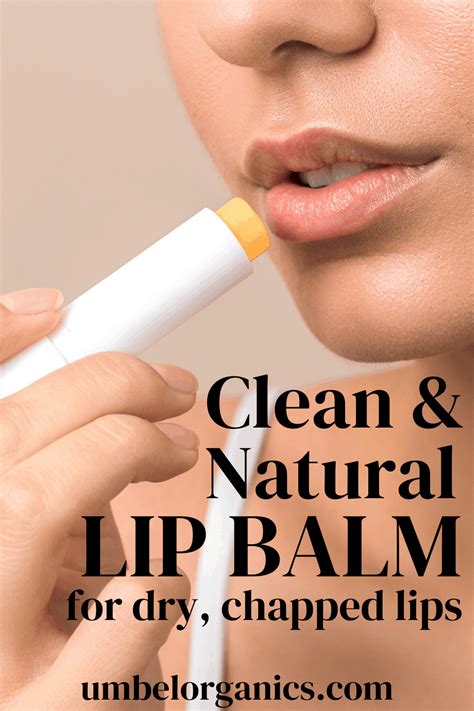 Organic Natural Lip Balm For Dry Lips Umbel Organics