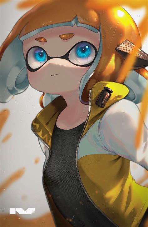 Inkling And Inkling Girl Splatoon And More Drawn By Kashu Hizake