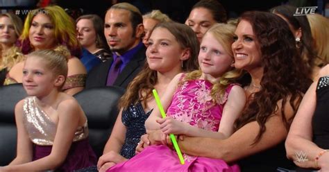 Stephanie Mcmahon And Triple Hs Daughter Training To Be Wrestler