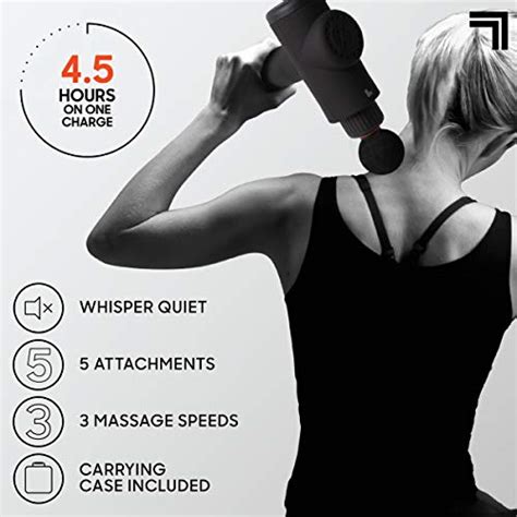 Sharper Image Deep Tissue Massage Gun With Powerboost Percussion Got To Have It All