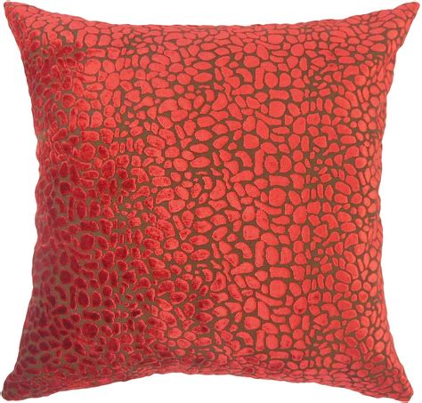 the pillow collection dallyce geometric bedding sham red queen 20 x 30 home