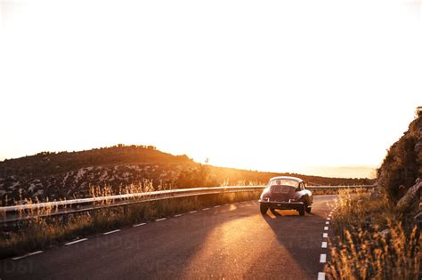 Sunset Road Trip Free Images Sunset Car Driving Mountain Range Road