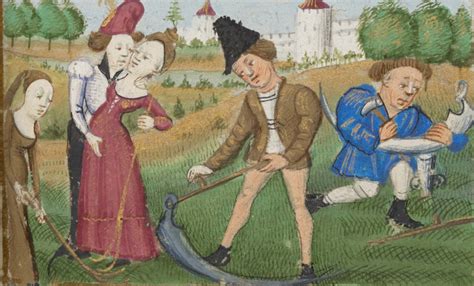 Medieval Tenant Farmers Illustration World History Encyclopedia