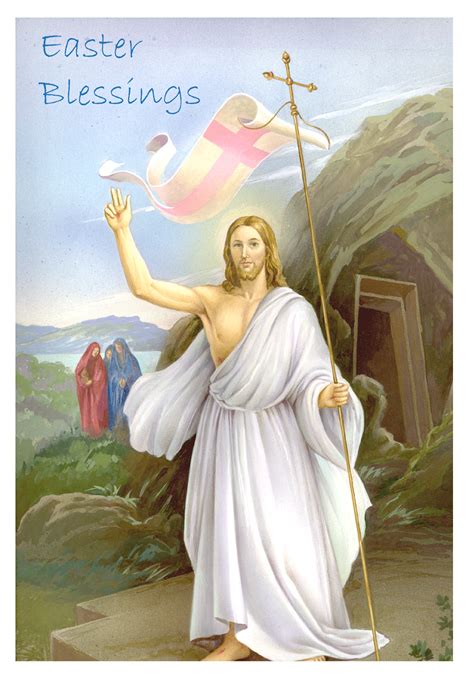 Easter Religious Cards Ea2 Pack Of 25 4 Designs