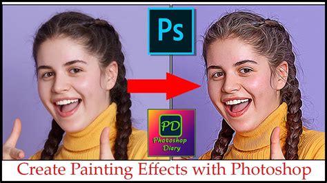 Create Painting Effects With Photoshop Photoshop Tutorial Youtube