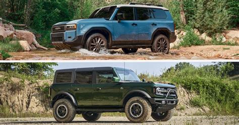 How The 2024 Toyota Land Cruiser Stacks Up Against The New Ford Bronco