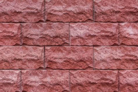 Red Stone Bricks Texture Background Stock Photo Dissolve