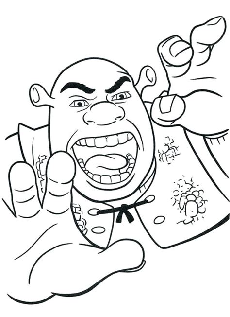 Shrek 2 Coloring Pages At Free Printable Colorings