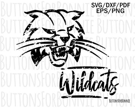 Wildcats Svg Wildcats Distressed Svg Team Spirit Svg Etsy Wildcats