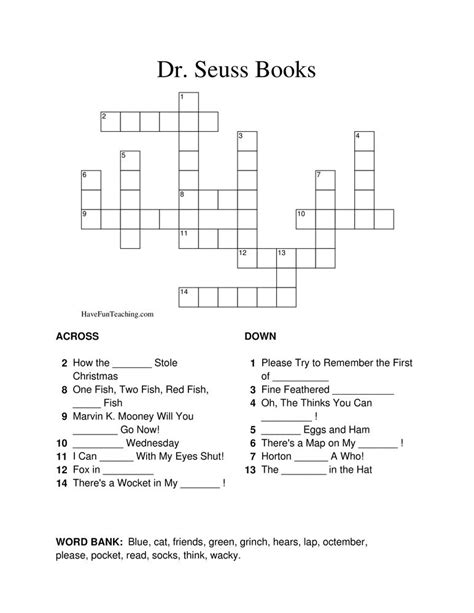 Daily Themed Crossword A Fun Crossword Game Answers - Crossword Puzzles Were Invented In ...