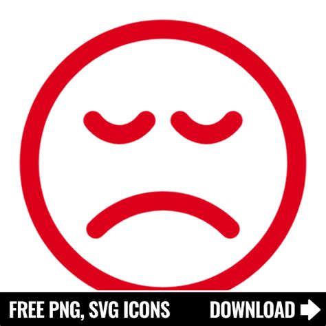 Free Sad Face Svg Png Icon Symbol Download Image