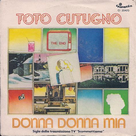 Toto Cutugno Donna Donna Mia 1978 Vinyl Discogs