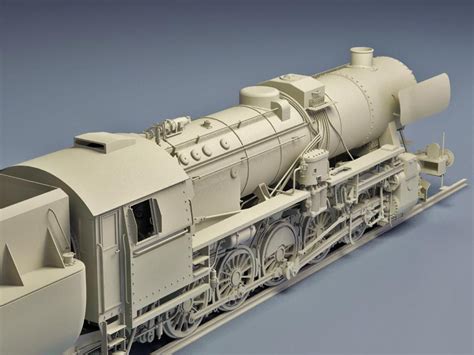 Br 52 Kriegslok Steam Locomotive Engine 3d Model Cgtrader