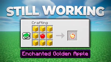 How To Make Enchanted Golden Apples In Minecraft 120 👍 Get · Craft