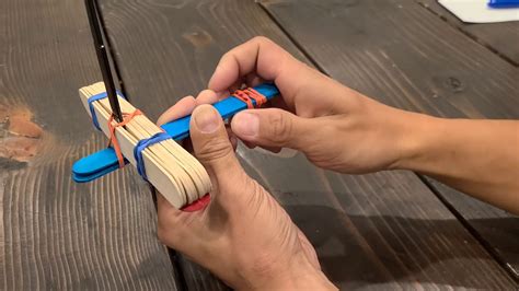 Modified Easy And Strong Popsicle Stick Catapult Youtube