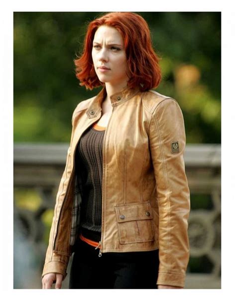 Scarlett Johansson The Avengers Natasha Romanoff Jacket Ujackets