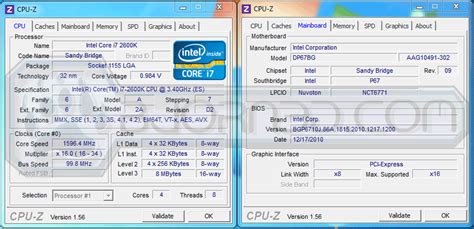 Intel Core I7 2600k Sandy Bridge And Dp67bg Motherboard