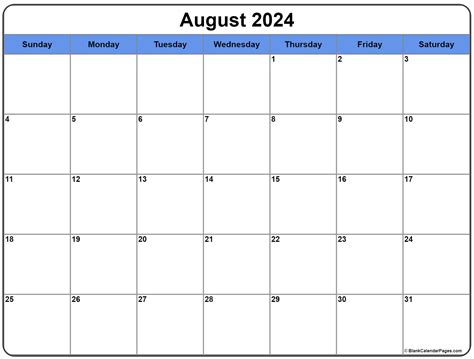 August 22 Calendar Printable Customize And Print