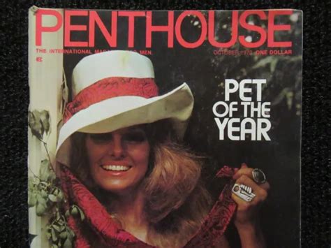 Vintage Penthouse Magazine October Complete Glossy Flat Book See