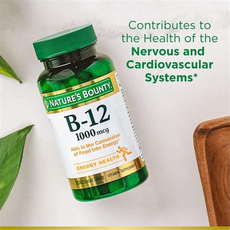 Natures Bounty Vitamin B12 Tablet Price In Bangladesh 1000 Mcg