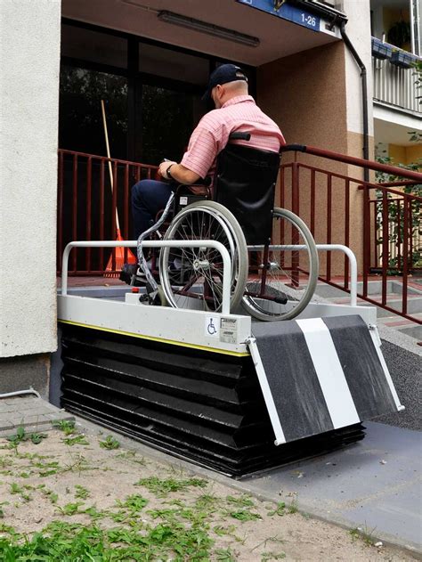 Wheelchair Lift Outdoor And Indoor Elevator Design Portable Wheelchair