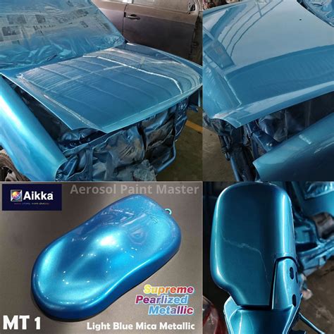 Aikka Mt1 Light Blue Mica Metallic Supreme Pearlized Metallic Colour