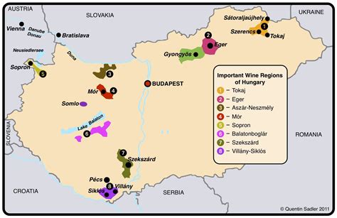 Hungarian Rhapsody Wine Map Wine Region Map Wine Education