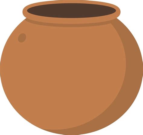 Clay Pot Illustration Vector On A White Background 12270554 Vector