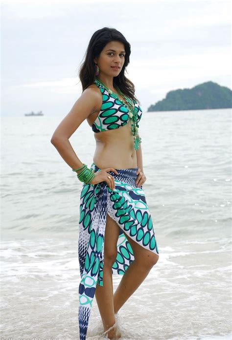 Shraddha Das Hot Bikini Stills In Mugguru South Actress