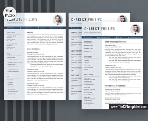 Choose a free cover letter template that fits your style, customize it for the job you want & download it in the format you need. For Mac Pages - Clean CV Template, Curriculum Vitae, Cover ...