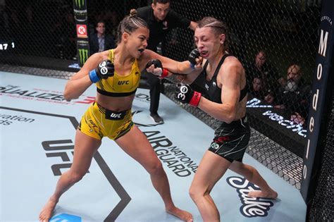 UFC Vegas Video Luana Santos Scores Vicious Standing Knockout Over