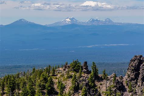 Newberry National Volcanic Monument Top Paulina Peak Oregon