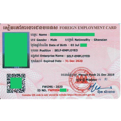After company registration in malaysia. Foreigner Work Permit 2020 in Phnom Penh, Cambodia on ...