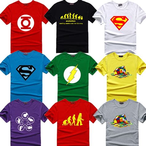 The Big Bang Theory Camiseta Sheldon Hombres Imprimir Bazinga Algodón