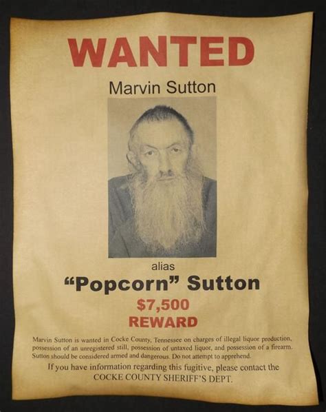 Set Of 3 Moonshine Wanted Posters Moonshiner Popcorn Sutton Bootleg