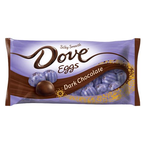 Dove Silky Smooth Dark Chocolate Eggs Easter Candy 887 Oz Walmart