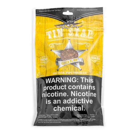 Tin Star Gold Pipe Tobacco Blue Sky Sales