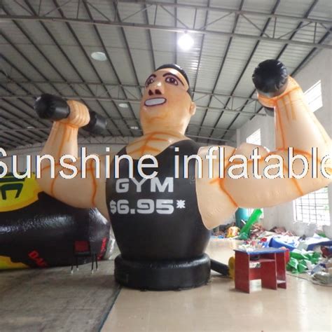 Customized 13ft Super Giant Inflatable Muscle Man