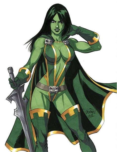 Gamora by Scott Dalrymple Marvel comics Marvel super heróis Arte da