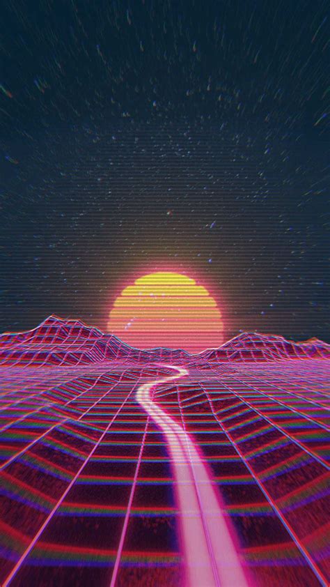 Iphone Synthwave Wallpaper Ixpap